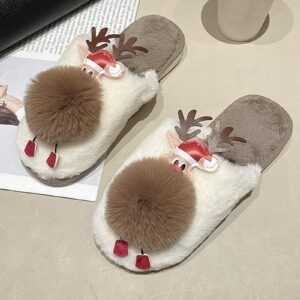 Pantofole di renne Kawaii