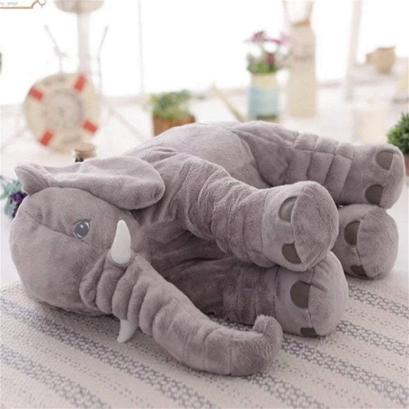Linda almohada de elefante de peluche 1