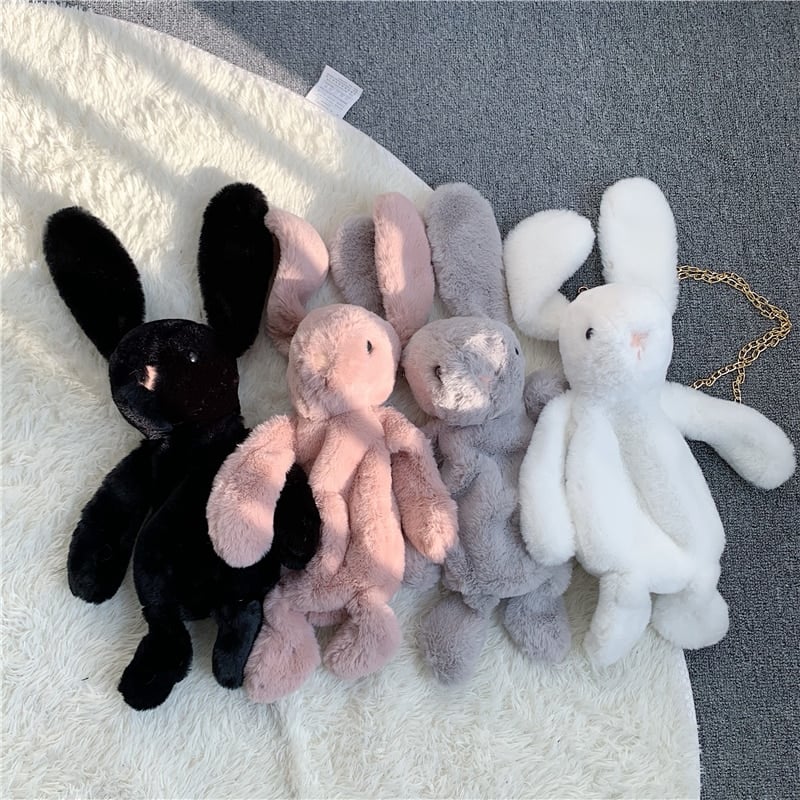 Lolita Bunny Plush Bag - Kawaii Fashion Shop