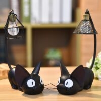 Кавайная лампа «Черный кот» Кошка Лампа каваи