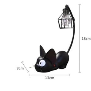 Кавайная лампа «Черный кот» Кошка Лампа каваи