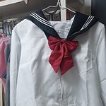 Uniforme da marinaio trasparente dolce nera giapponese