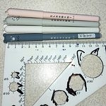 Kawaii Pig Bear Cat Mouse قلم جل قابل للمسح 4 قطع