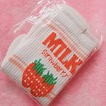 جوارب Kawaii Strawberry Milk