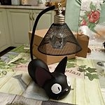 Kawaii zwarte kattenlamp
