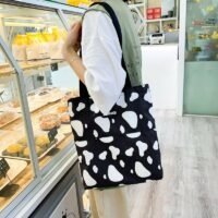 Conjunto de mochilas escolares Milk Cow/4 unidades Meninas kawaii