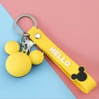 Porte-clés mignon Mickey Head Dessin animé kawaii
