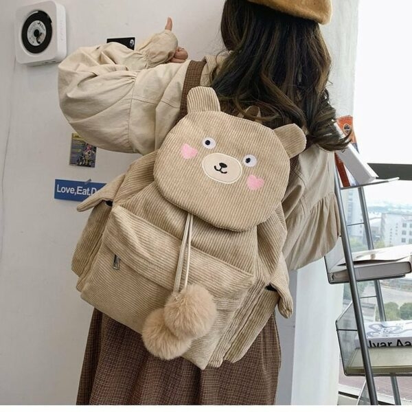 Plecak Kawaii ze słodkim misiem z kreskówek niedźwiedź kawaii