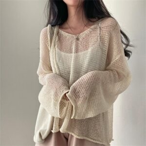 Lazy Style Full Sleeves Sweaters Lazy Style kawaii