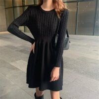 Elegante schmale Pulloverkleider kawaii