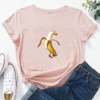 Kawaii Banaan Eend T-shirt Bananeneend kawaii