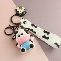 Porte-clés mignon petite vache Vache kawaii