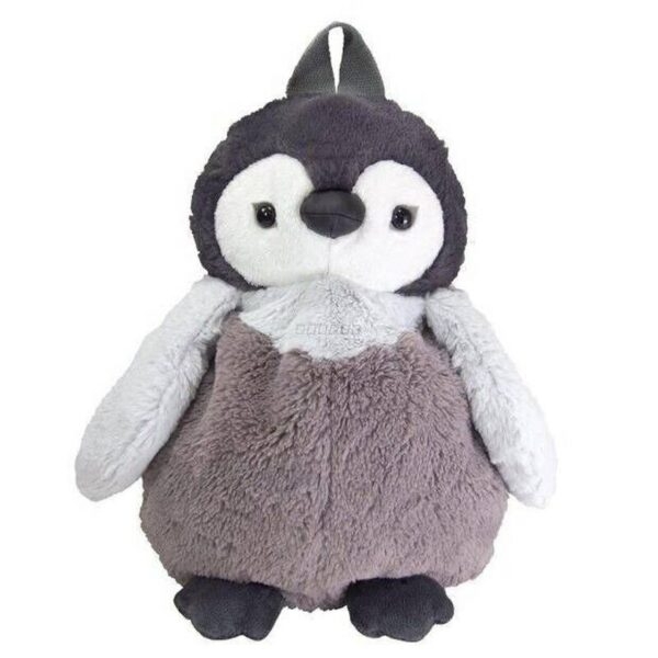 Simpatico zaino in peluche con pinguino Borsa cartone animato kawaii