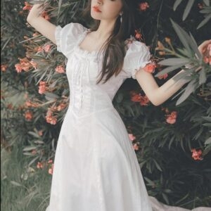Sweet Puff Sleeve Fairy Dress Fairy Dress kawaii