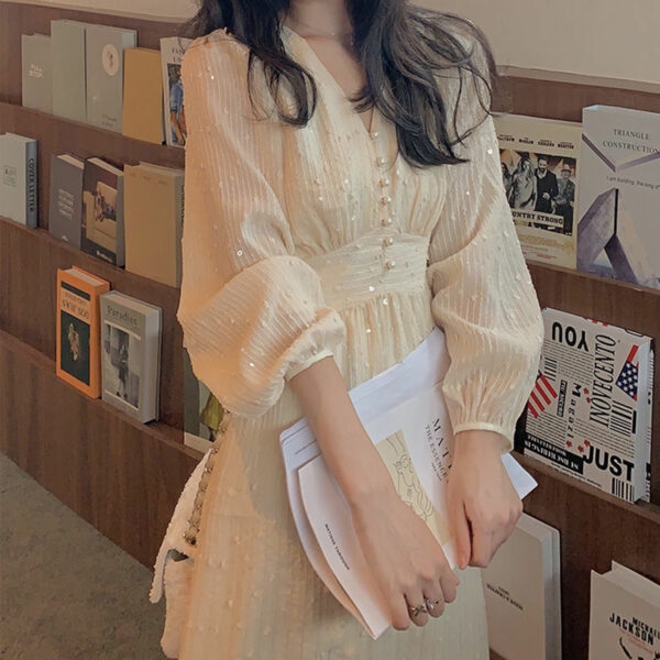 vestido delgado vintage coreano kawaii coreano