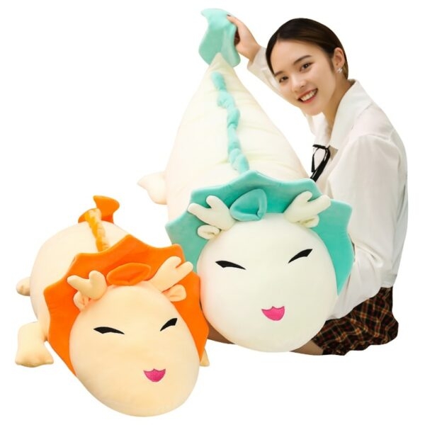 Brinquedos de pelúcia de dragão de desenho animado Desenho animado kawaii