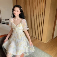 Kawaii French Floral Fairy Dress Fairy Dress kawaii