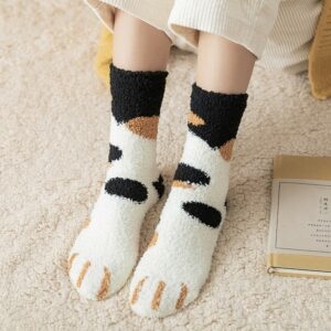 Calcetines lindos de pata de gato Pata de gato kawaii