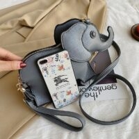 Kawaii Elephant Shoudler Bag Myntväska kawaii