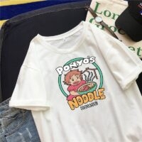 Футболка Harajuku Noodles Cat Харадзюку кавайи