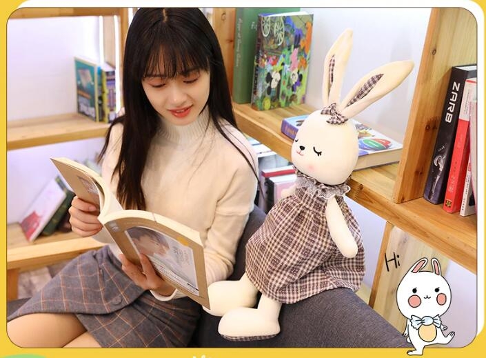 Kawaii Pluszowe zabawki-króliki z dużymi uszami