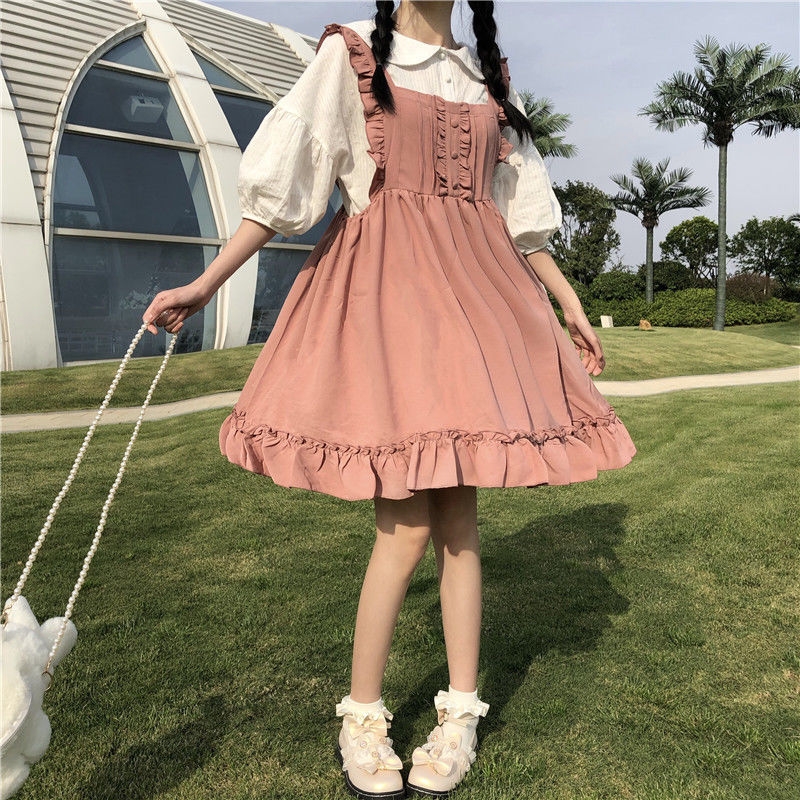 Kawaii Japanese Soft Girl Dress - Pink Suits 2, M