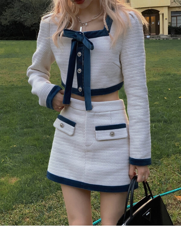 Koreansk Kawaii Mini Kjol Kostym söt