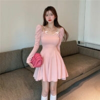韓国のかわいいセクシーなセータードレス韓国のかわいい