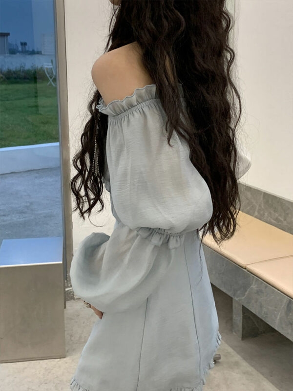 Koreańska sukienka wróżki z długim rękawem Sukienka wróżki kawaii