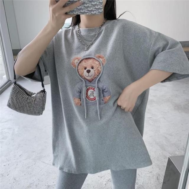 T-shirts ours de style coréen kawaii