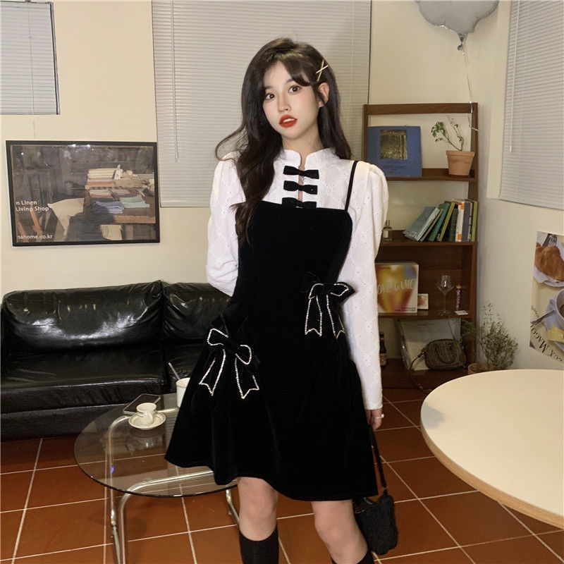 Robe Lolita noire douce coréenne