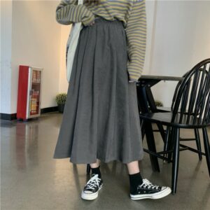 Vintage Loose High Waist Skirt - Kawaii Fashion Shop | Cute Asian ...