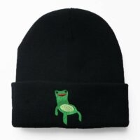 Casquette de bonnets Froggy de dessin animé Kawaii Bonnets Casquette kawaii