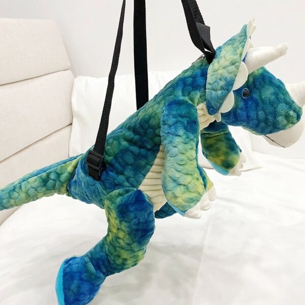 Śliczny plecak z dinozaurem 3D Plecak kawaii