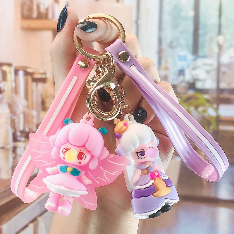 Süßer Cartoon Girl Doll Schlüsselanhänger - Kawaii Fashion Shop