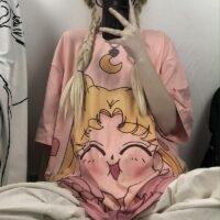 Kawaii Sailor Moon 90s T-Shirt Harajuku kawaii