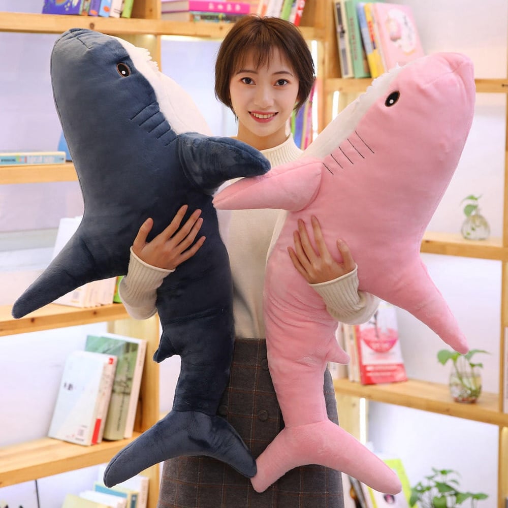 Super Huge Shark Plush Toy - Kawaii Fashion Shop  Cute Asian Japanese  Harajuku Cute Kawaii Fashion Clothing