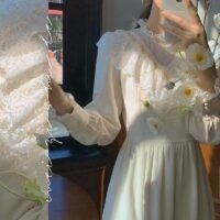 Jolie robe vintage de fée douce Kawaii mignon