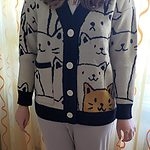 Suéter de gato lindo de Harajuku