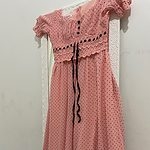 빈티지 썸머 도트 미디 드레스