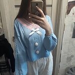 Suéter estilo coreano com decote em V