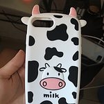 Custodia per iPhone con simpatica mucca da latte
