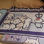 Alfombrilla de ratón para juegos Kawaii Rabbit Trap