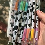 Bolígrafo de diamante de 12 colores Kawaii Milky Cow