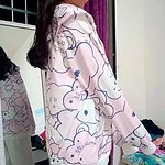 Sudadera con capucha de anime de dibujos animados kawaii