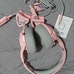 Kawaii Pink Cat Ears Headset