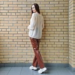 Suéteres de manga completa estilo perezoso