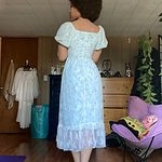 Французское летнее шифоновое платье феи