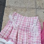 かわいいロリータ プリーツ ミニ スカート