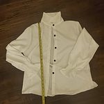 Biała bluzka Kawaii z kokardką